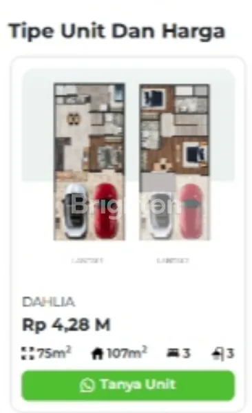 image JUAL RUMAH BAGUS BRAND NEW DI SEDAYU CITY KELAPA GADING - SUMMERWOOD -  TYPE DAHLIA (8)