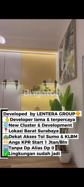 image MODAL 5JUTA CICILAN KPR 1JUTAAN DAPAT RUMAH BARU FREE BIAYA MENGANTI GRESIK BARAT SURABAYA (2)