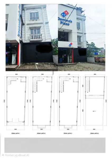 image DI SEWA DAN DI JUAL, RUKO STRATEGIS 3.5 LT, PINGGIR JLN RAYA UTAMA ALTERNATIF CIBUBUR. (1)