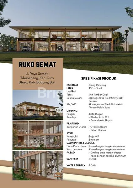 image RUKO PINGGIR JALAN AREA PANTAI BERAWA SANGAT STRATEGIS UNTUK BANGUN BISNIS (2)