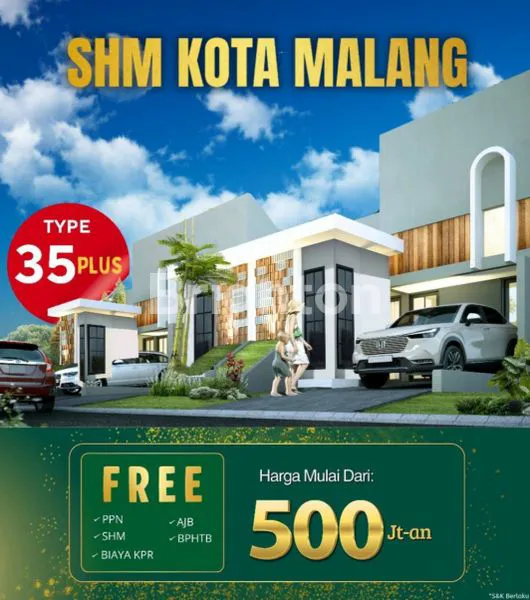 Gambar Property RUMAH BARU GRESS 500 JT AN BISA KPR 10 MENIT KE KAMPUS UB MALANG