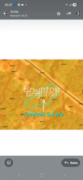 image TANAH DIJUAL ( FREEHOLD ) 15 MNT BERMOTOR KE  PANTAI KEDUNGU , PANTAI NYANYI DAN TANAH LOT . (5)