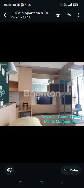 image APARTEMEN TAMAN MELATI MARGONDA 2 TOWER C DI JUAL RP 720 JT (2)