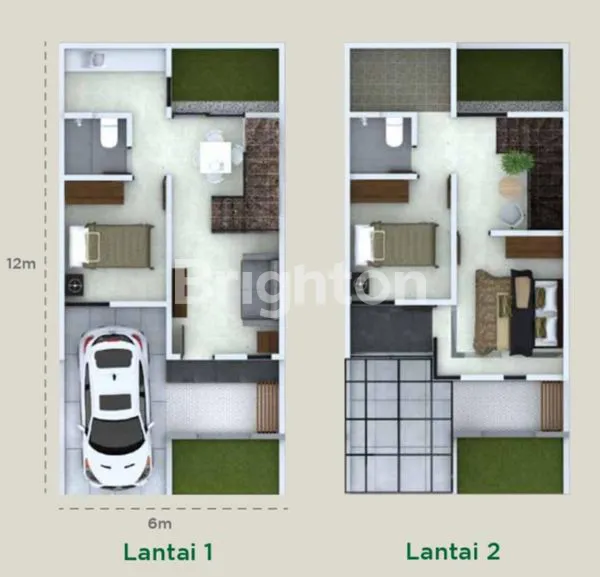 image RUMAH 2 LANTAI LT 72M² DI VILLA TAMAN BUNGA (8)