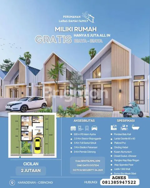 image RUMAH MURAH 2KT DI KARADENAN CIBINONG (1)