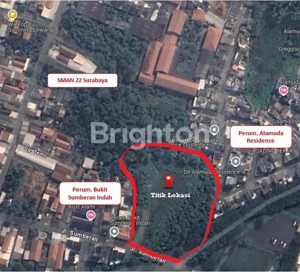 image TANAH JL SUMBERAN WIYUNG POTENSI NILAI INVESTASI TINGGI (1)