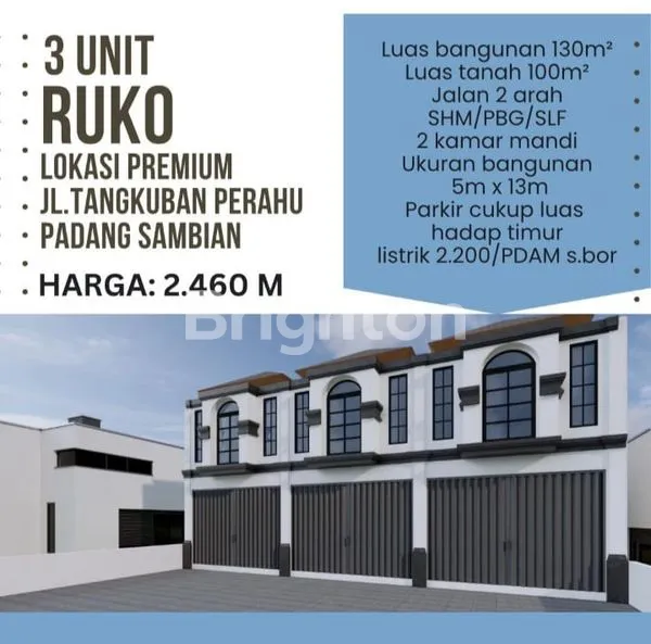 image RUKO 2 LANTAI SIAP HUNI DI DENPASAR, LT 100M² (1)