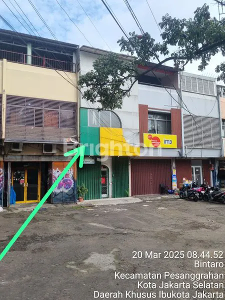 RUKO 3 LANTAI MURAH PARKIRAN LUAS  VETERAN TANAH KUSIR JAKARTA SELATAN