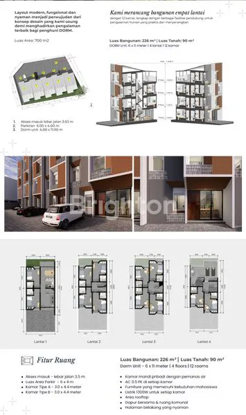 image KOST STRATEGIS DEKAT ITB, 4 LANTAI (2)