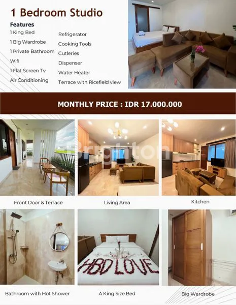 image STUDIO MEWAH DI CANGGU, DEKAT FINS CLUB (1)