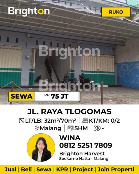 image RUKO STRATEGIS DI JL. RAYA TLOGOMAS, SEKITAR KAMPUS & APARTMENT (8)