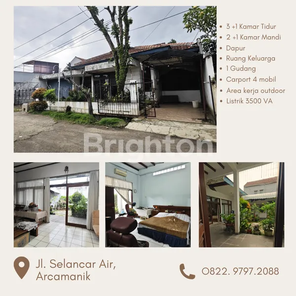 image HUNIAN NYAMAN 3+1 KT, 2+1 KM, LT 340, LB 176,  SELANCAR AIR ARCAMANIK. (1)