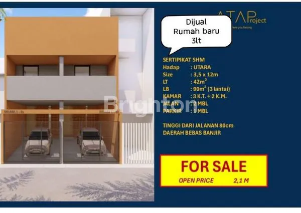 image RUMAH BARU MINIMALIS MODERN 3LT DEKAT CENTRAL PARK MALL TANJUNG DUREN (6)