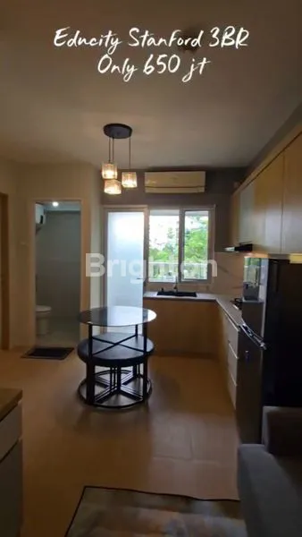 image APARTEMENT NEW GRESS SIAP HUNI STANDFORD EDUCITY 3BR FULLY FURNISHED DEKAT SEKOLAH GLORIA CITA HATI XIN ZHUNG ALAZHAR UNIVERSITAS WIDYA MANDALA PAKUWON CITY MALL  (1)