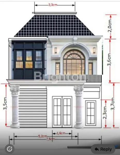 image RUMAH MEWAH 2 LANTAI DI CINERE, LT 150 LB 200 (1)