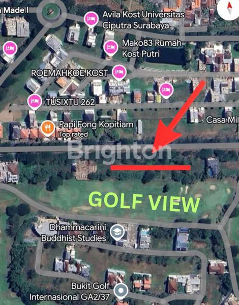 image SUPER DUPER LANGKA! FOR RENT THE BEST 8 KAVLING JEJER + KOMERSIAL AREA + GOLF VIEW DI RAYA UC ROW JALAN 30M! KAVLING STRATEGIS RAYA UC, AKSES MUDAH & VIEW GOLF! (1)