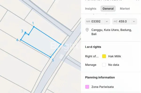 image DIJUAL TANAH LANGKA DI CENTRAL CANGGU (1)