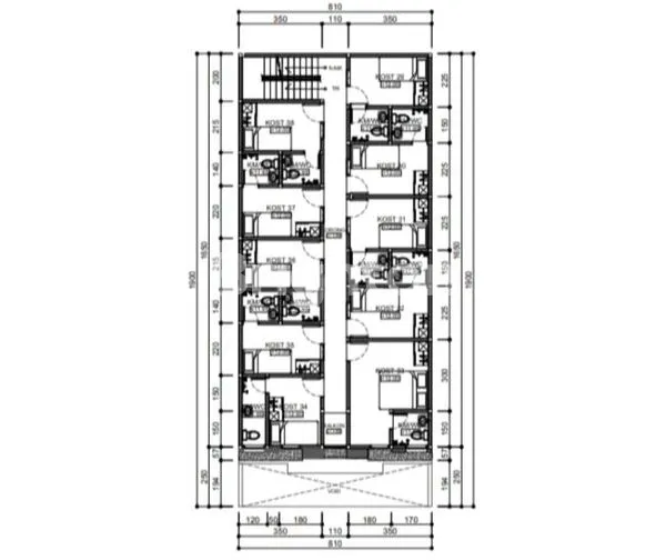 image RUMAH KOS BARU 37 KAMAR TIDUR DI TANJUNG DUREN. BANGUNAN 4 LANTAI (2)