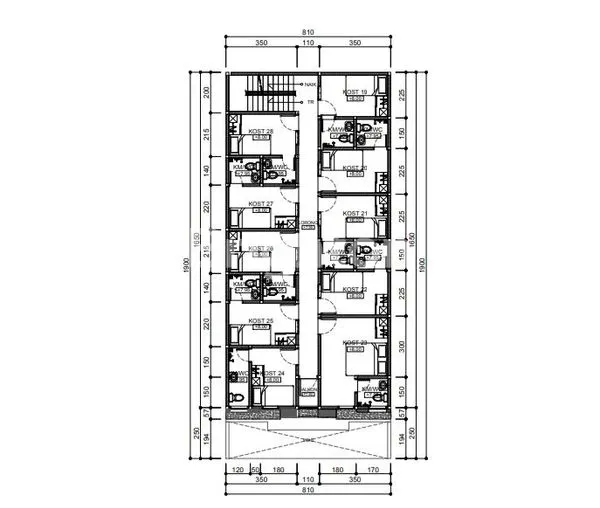 image RUMAH KOS BARU 37 KAMAR TIDUR DI TANJUNG DUREN. BANGUNAN 4 LANTAI (3)