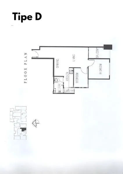 image APARTEMEN MEIKARTA TIPE D TOWER OLIVIERA LT 25 (8)