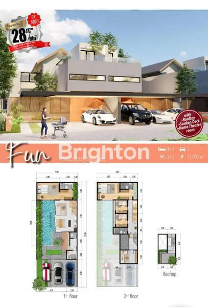 image RUMAH MEWAH MODERN LIVING WITH SMART FEATURES DAN RESORT FACILITIES LOKASI DENPASAR SELATAN (2)