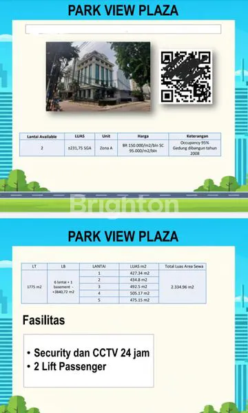 image GEDUNG KOMERSIAL 6 LANTAI DI TAMAN KEMANG, LT 1775M² (1)