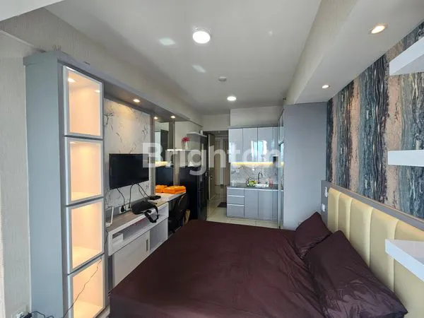 APARTEMEN ANDERSON PAKUWON, STUDIO BALKON, FURNISHED LENGKAP