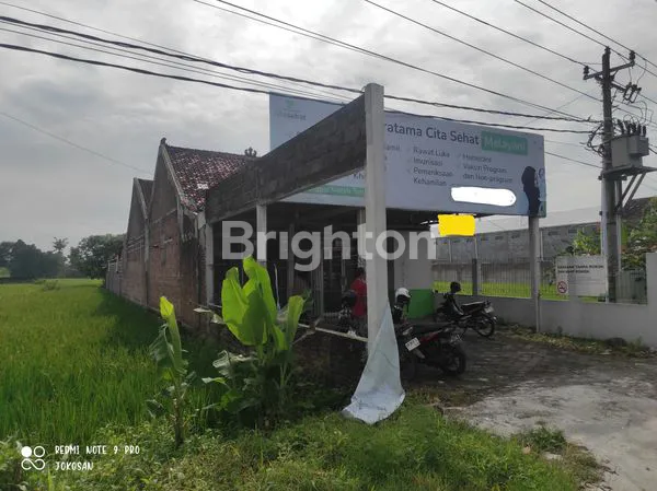 RUKO STRATEGIS PINGGIR JALAN PARANGTRITIS EX KLINIK PRATAMA CITA SEHAT