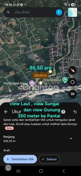 image TANAH DIJUAL 86,50 ARE DEKAT PANTAI PASUT DAN  PANTAI ABIAN KAPAS DI TABANAN BALI (4)
