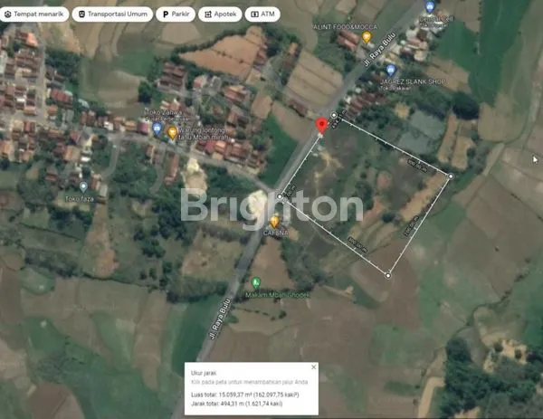 image TANAH STRATEGIS 279-280 NOL JALAN TUBAN COCOK UNTUK INVESTASI/USAHA (3)