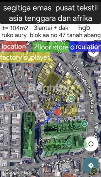 image RUKO TANAH ABANG KOMERSIL STRATEGIS HARGA MURAH JAKARTA PUSAT (3)