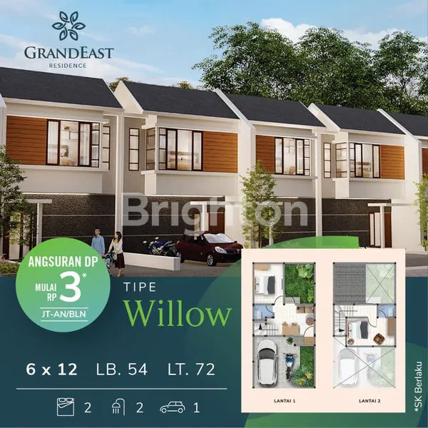 image RUMAH MINIMALIS 1 LANTAI HARGA START 390JT-AN DI GRAND EAST SUKODONO (3)