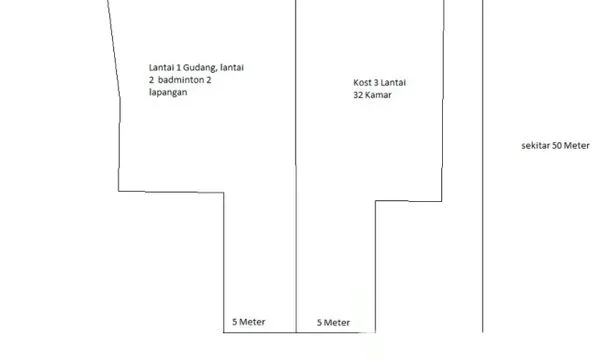 image RUKO STRATEGIS DI JL. A. YANI, LT 1040M², 3 SHM (6)