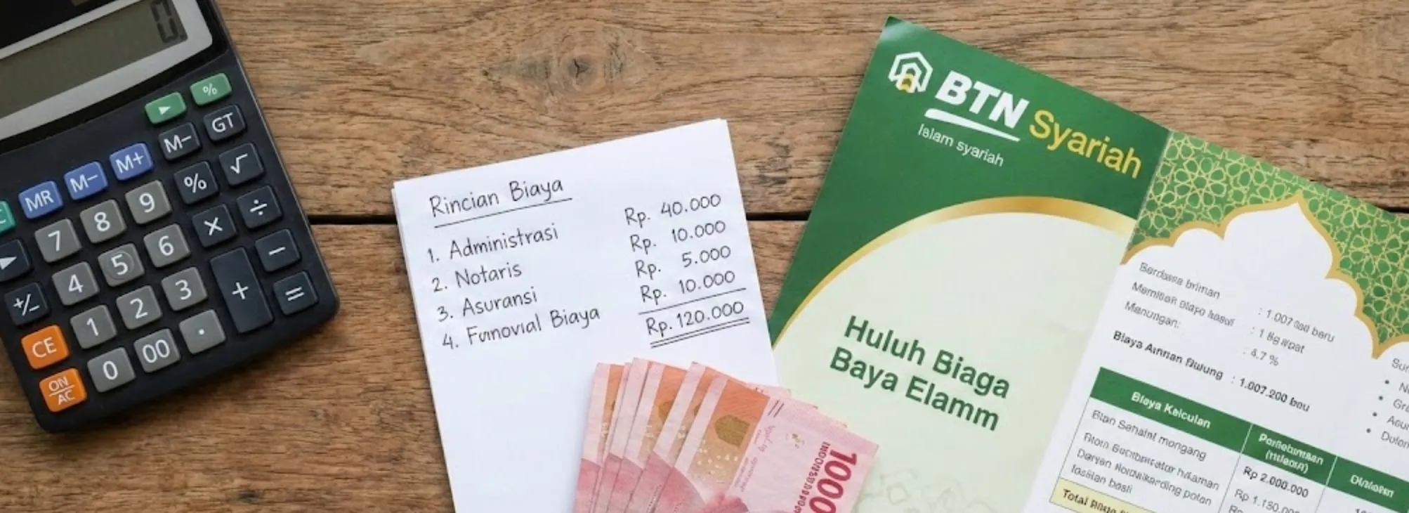 biaya kpr btn syariah