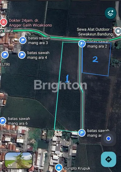 image INVESTASI TERBAIK, TANAH SAWAH HARGA MURAH, AKSES JLN LEBAR DI BOJONGSOANG KAB BANDUNG (1)