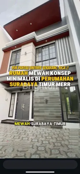 RUMAH MINIMALIS KONTEMPORER DI ARAYA 2, LT 126M², 5 KT