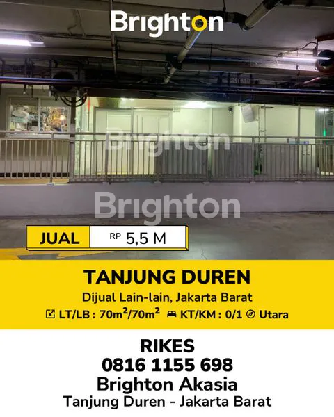 SHOP HOUSE DI APARTEMEN MEDITERANIA GARDEN 2 - TANJUNG DUREN