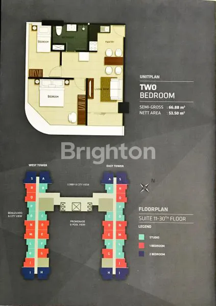 image 2 BR APARTEMEN BROOKLYN BELUM PERNA DIHUNI DI  ALAM SUTERA TANGERANG  (7)