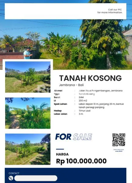 INVESTASI TANAH 200M², SHM, LOKASI BERKEMBANG