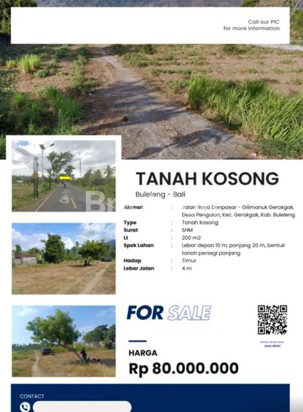 INVESTASI TANAH 200M² DI JALUR DENPASAR-GILIMANUK