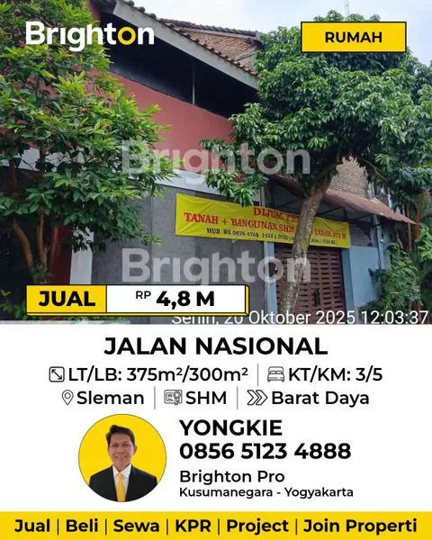 image INVESTASI STRATEGIS: RUMAH & KOST DI JALAN UTAMA SLEMAN (1)