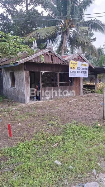 DIJUAL/ DISEWA RUMAH KAYU BESERTA TANAH