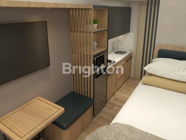 image APARTEMEN TOKYO RIVERSIDE STUDIO, FURNISHED LENGKAP, VIEW LAUT (5)