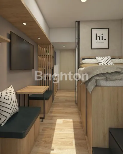 image APARTEMEN TOKYO RIVERSIDE STUDIO, FURNISHED LENGKAP, VIEW LAUT (1)