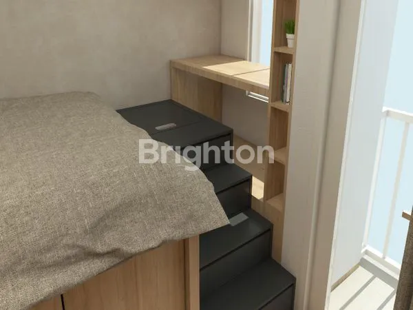 image APARTEMEN TOKYO RIVERSIDE STUDIO, FURNISHED LENGKAP, VIEW LAUT (7)