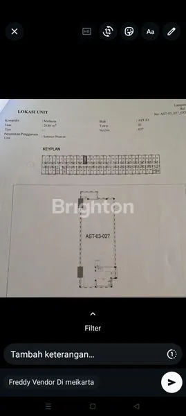 image APARTEMEN STUDIO 26M², HARGA TERJANGKAU DI MEIKARTA (5)