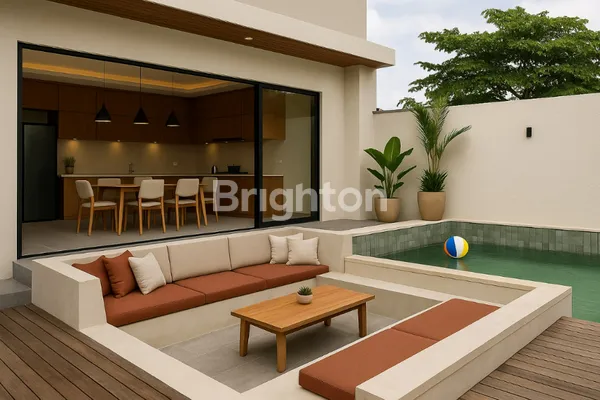 image VILLA BARU DENGAN PRIVATE POOL & SUNKEN SEATING AREA YANG NYAMAN DI SANUR (7)