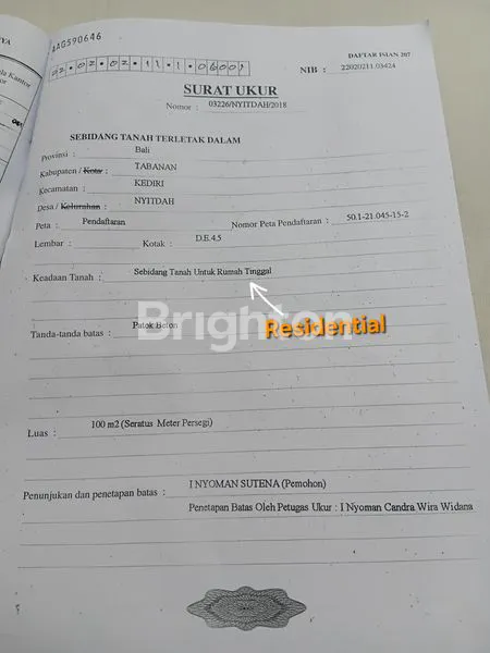 image TANAH DIJUAL DI KEDUNGU TABANAN BALI (3)