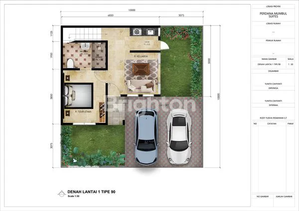 image HUNIAN MEWAH LANTAI 2 - 3KT, 110M2, ONE WAY GATE SYSTEM, INSTALASI LISTRIK UNDERGROUND DI ARTA LAND SUITE JIMABARAN (8)