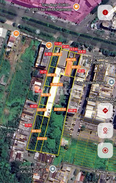 image TANAH STRATEGIS DI HR MUHAMMAD, 1.269 M², HARGA NEGO (1)